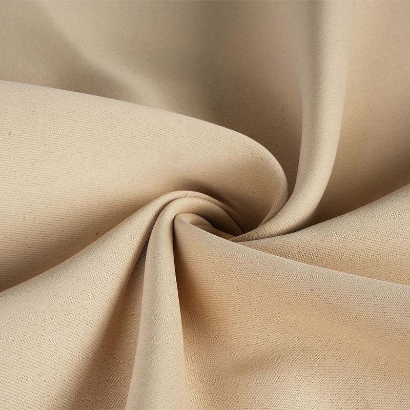 Twill matte blackout curtain fabric