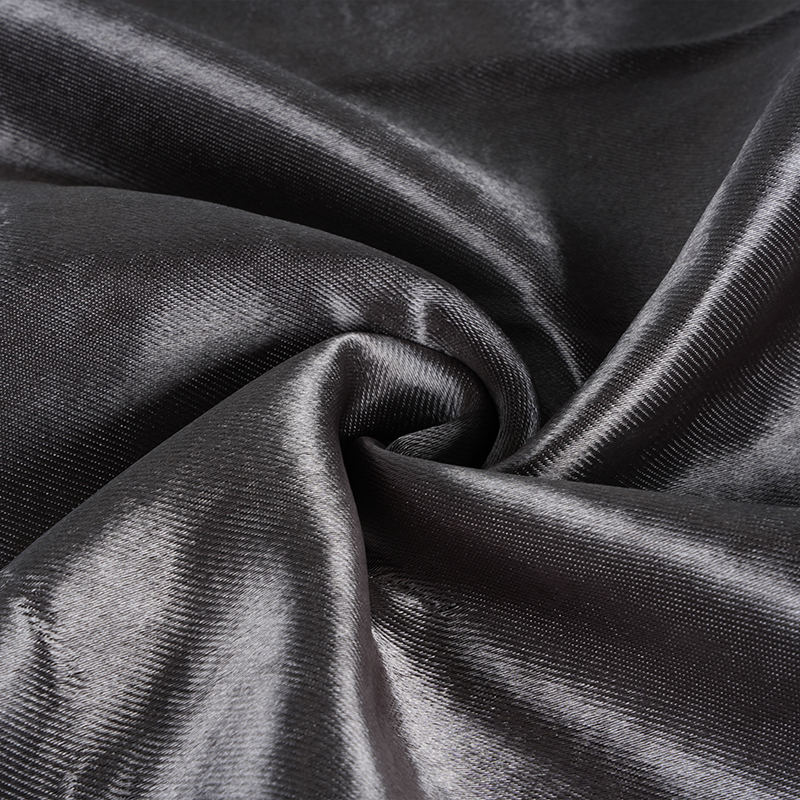 Single-sided blackout curtain fabric