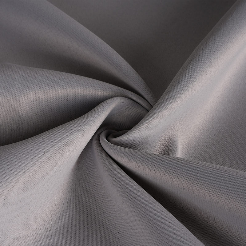 Plain high precision blackout curtain fabric