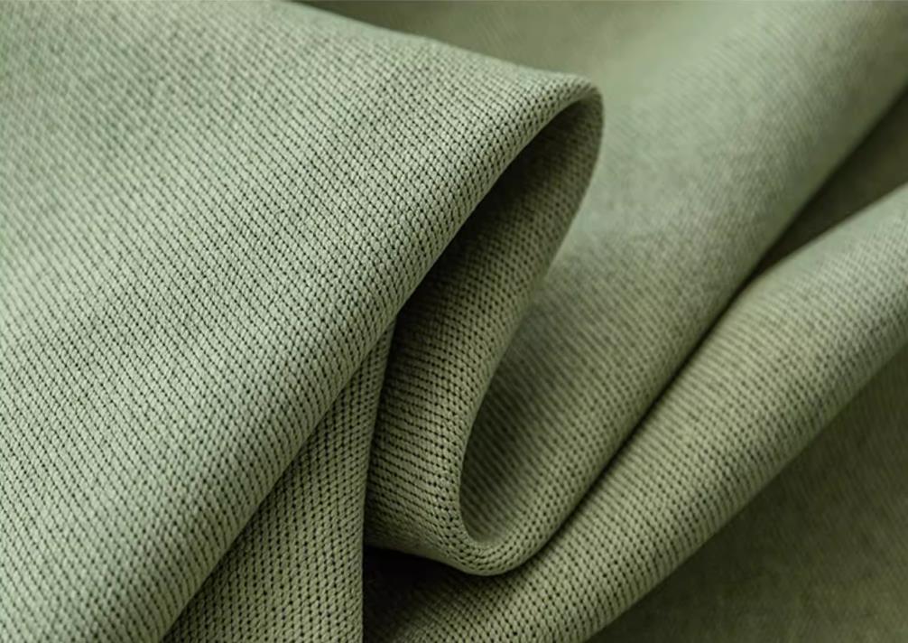 Double-sided linen curtain fabric